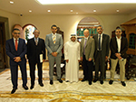 Leaders from AUA and the Kuwait Institute for Medical Specialization meet in Kuwait City to discuss collaborations.
