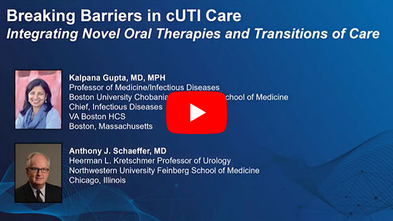 Satellite Symposium - Breaking Barriers in cUTI Care: Integrating Novel Oral Therapies and Transitions of Care into Modern UTI Management