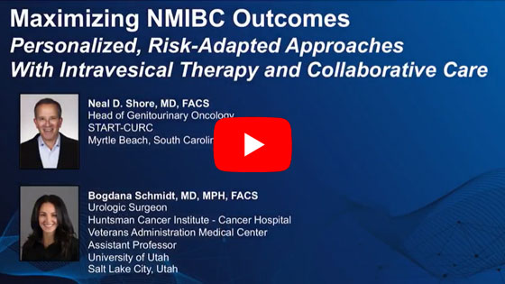 Satellite Symposium - Maximizing NMIBC Outcomes: Personalized, Risk-Adapted Approaches With Intravesical Therapy and Collaborative Care