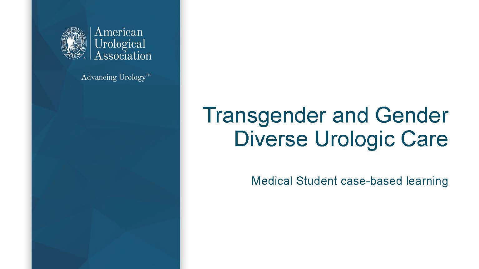 Case Study: Transgender and Gender Diverse Urologic Care [pdf]