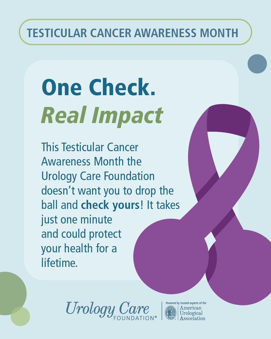 Testicular Cancer Awareness Month Urges Men: Don&rsquo;t Drop the Ball&mdash;Check Yours