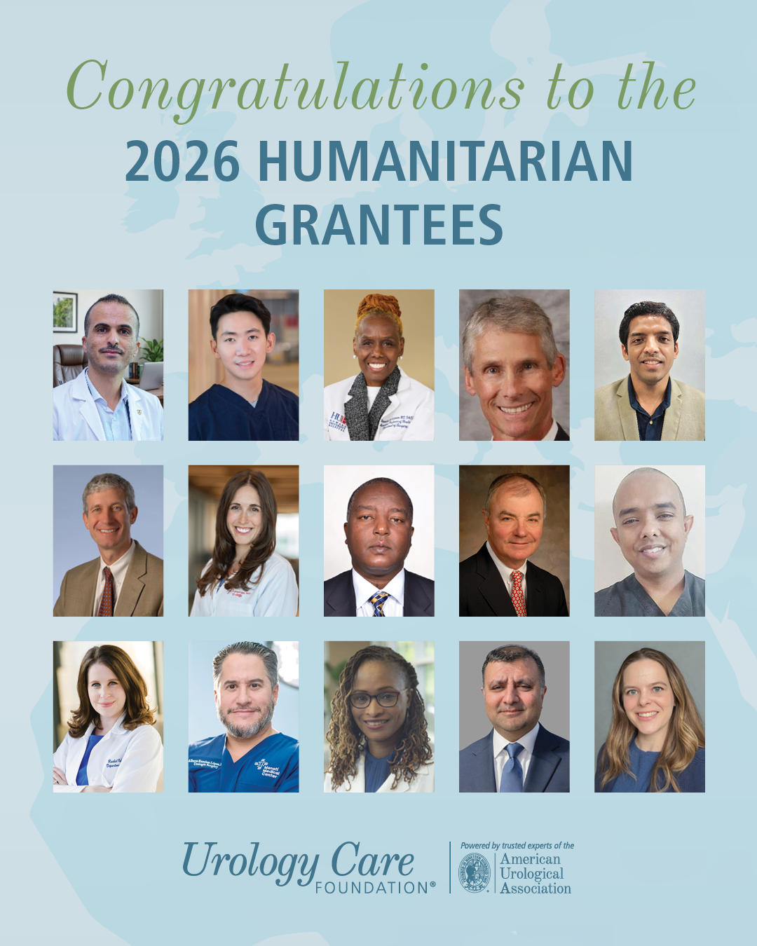 Urology Care Foundation Awards Humanitarian Grants to 15 Urologists Advancing Care Worldwide