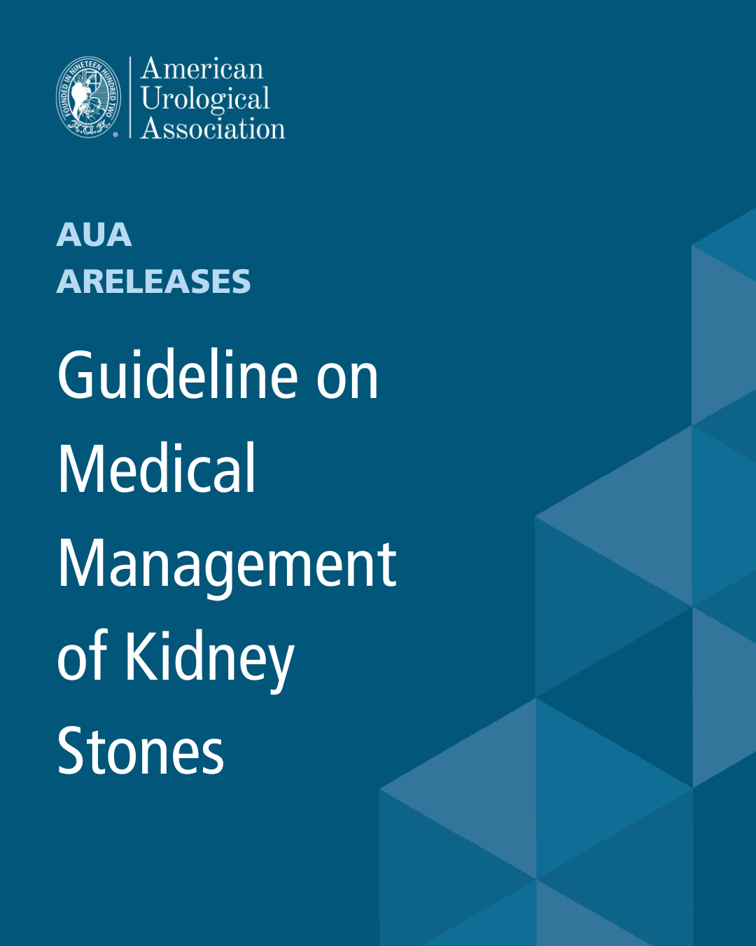 Medical Management of Kidney Stones: AUA Guideline Press Release