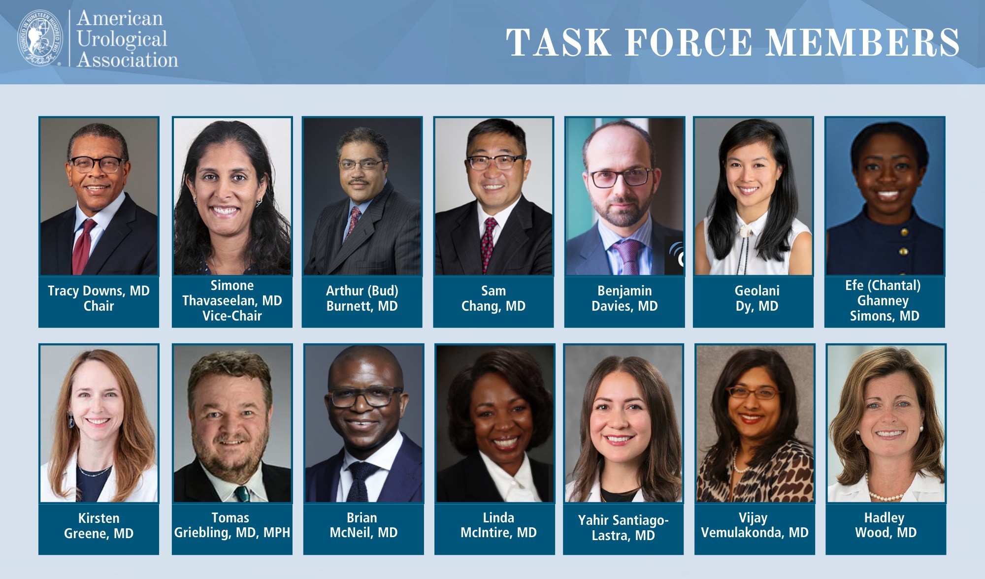 The AUA's Diversity &amp, Inclusion Task Force.
