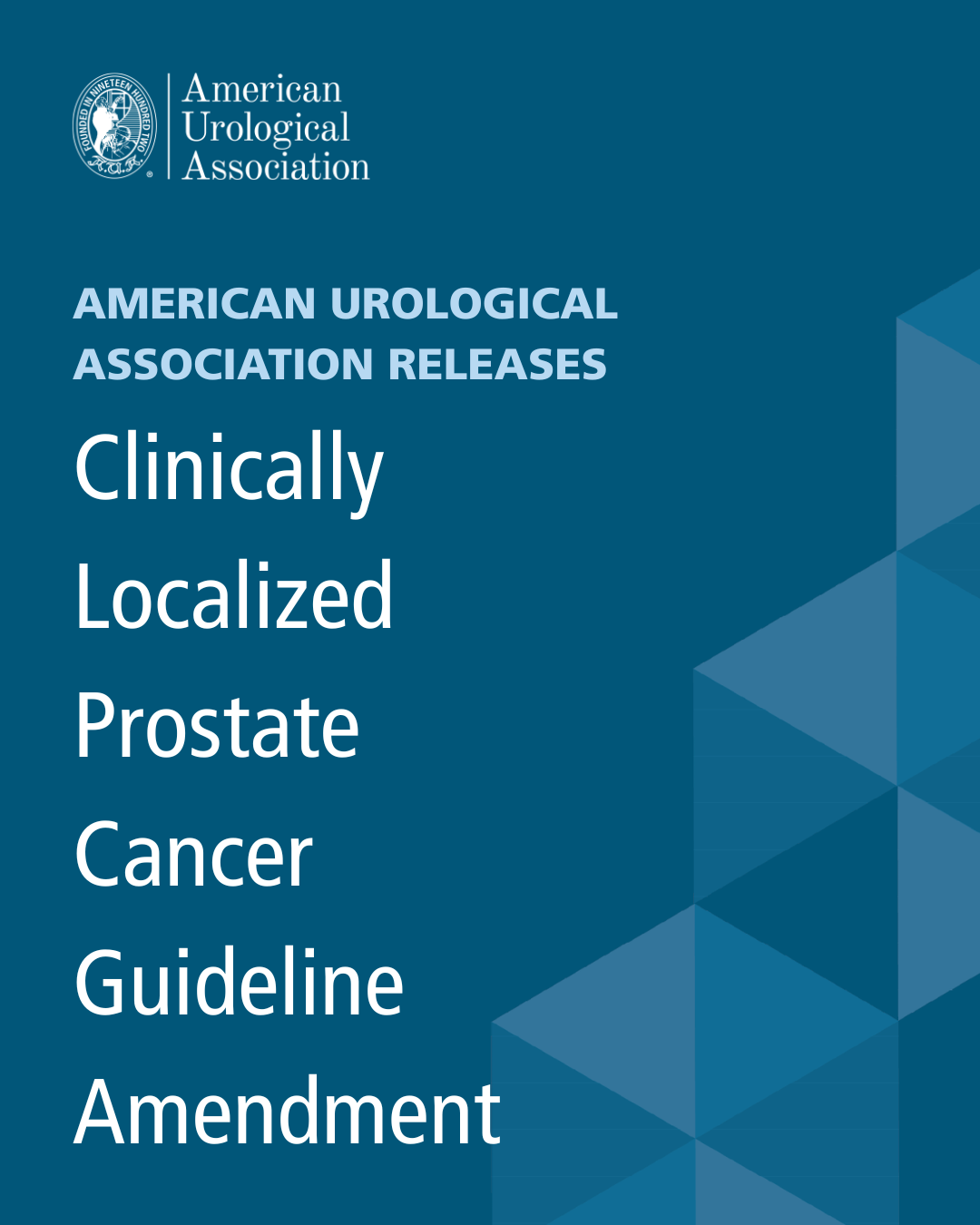 Clinically Localized Prostate Cancer Guideline Amendment 2026