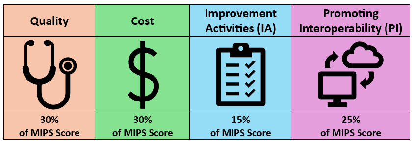 Figure 2. MIPS Performance Categories for Individuals, Groups, and Virtual Groups